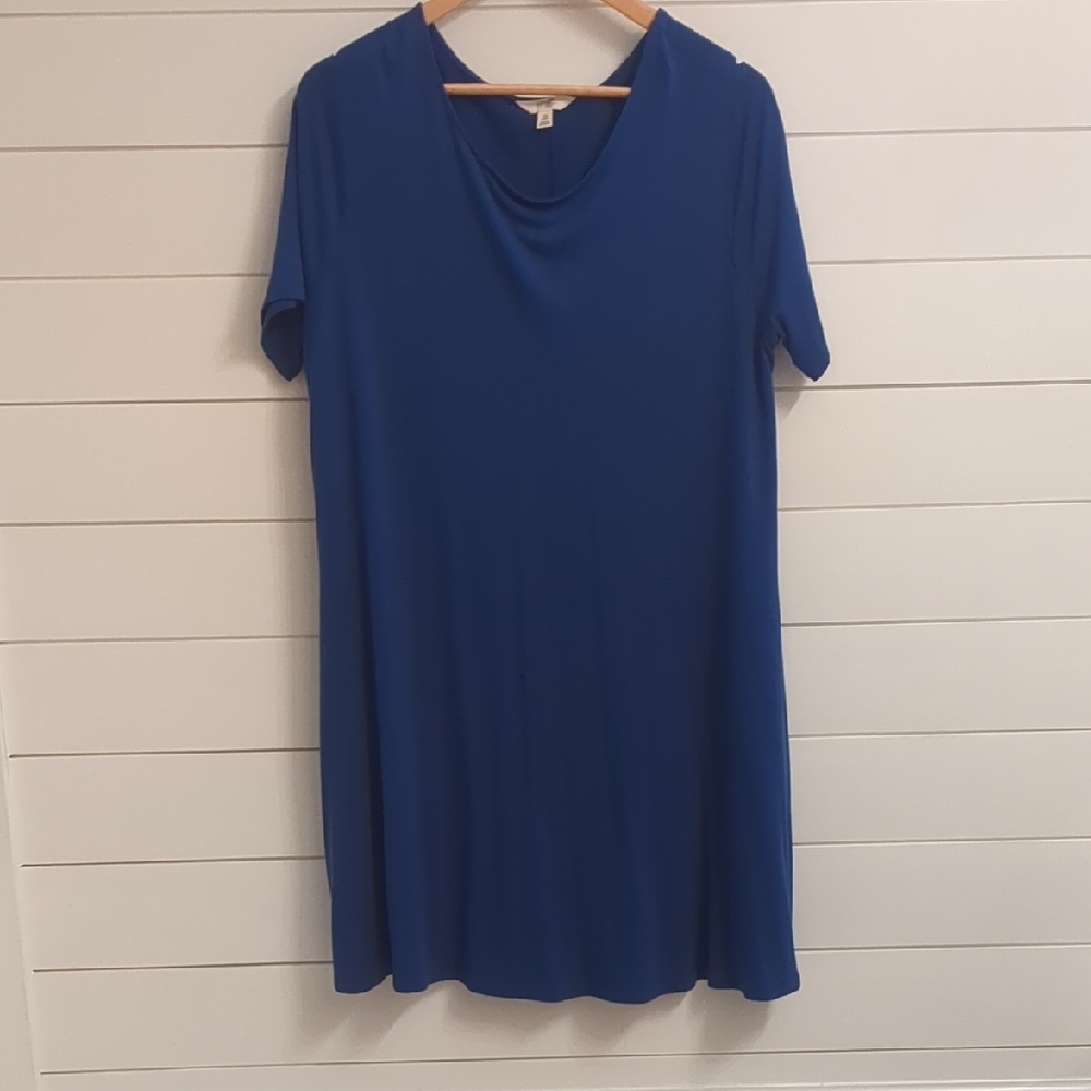 Terra & Sky Royal Blue Short Sleeve Top